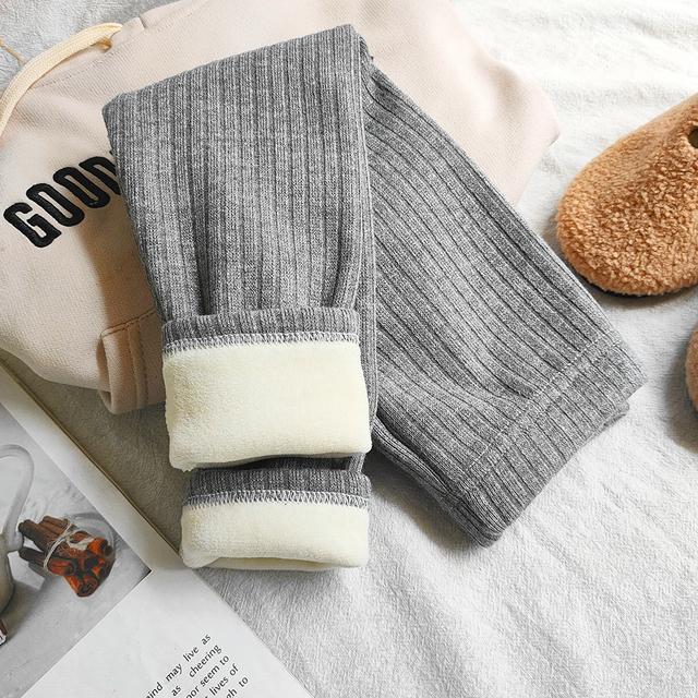 Kinder Kleidung Verdicken Warme Kaschmir Hosen Für Mädchen Herbst Winter Koreanische Kinder Plus Samt Hosen Mädchen Legging