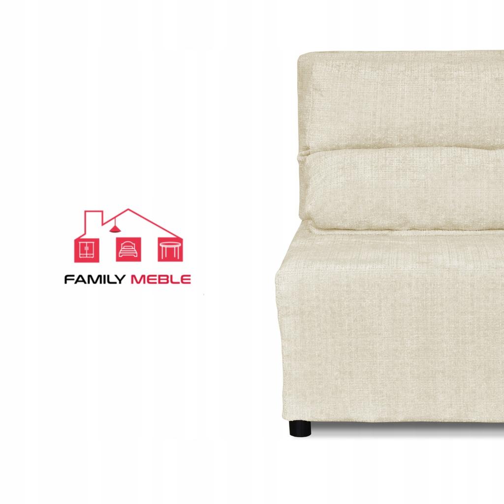 Fold-out Armchair with Sleeping Function KIMO Bedding Container Ramona Beige
