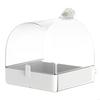 Pet Bird Bath Tub Parrot Shower Box Parrot Bathtub with Bottom Drawer X3UC