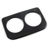 For Subaru Forester 2025 Accessories ABS Carbon Fiber Car Rear Seat Water Cup Holder Frame Cover Sticker Trim Styling