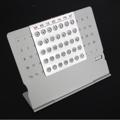 Aluminum Perpetual Calendar Desk Universal Calendar 2024 2025
