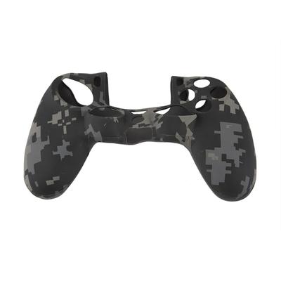 Custodia Protettiva in Silicone Morbido Antipolvere Copertura Manici per Controller PS4 Grigio