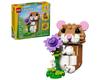 Mattoncini lego 31376 creator 3in1 set adorabile criceto con fiore 7+ 166pz
