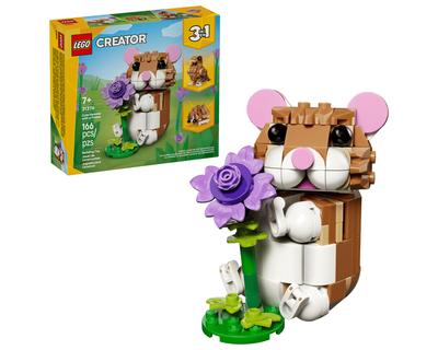Lego Bricks 31376 Creator 3in1 Set Cute Hamster with a Flower 7+ 166pcs