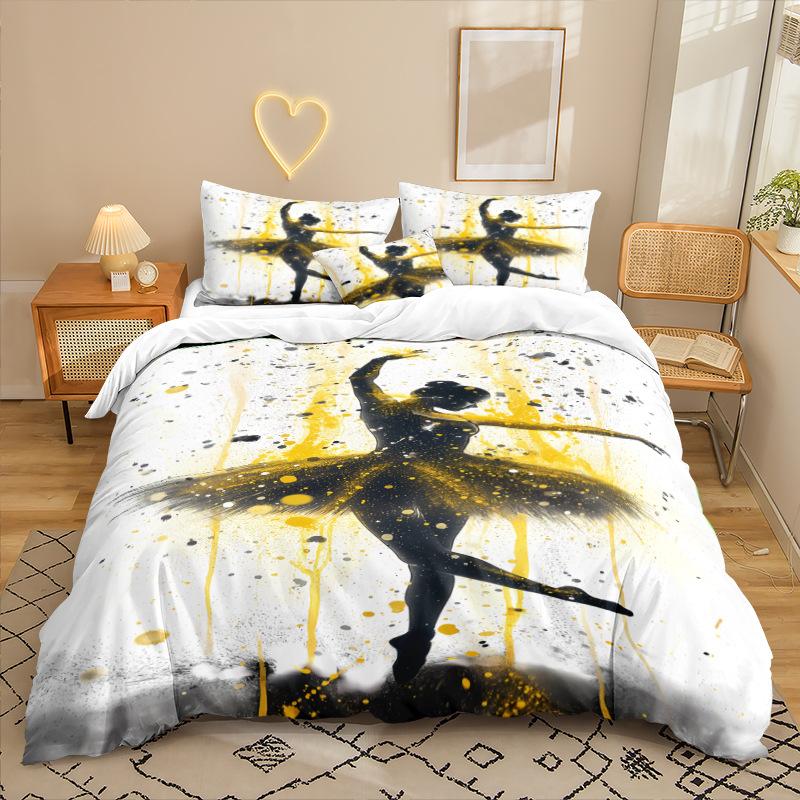 

Анимационный Сериал 3D Цифровая Печать Комплект Постельного Белья из Трех Предметов Простыня Пододеяльник 90 * 200 two-piece set