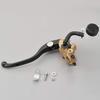 Daytona NISSIN Motorcycle Radial Clutch Master Cylinder Vertical 14mm Gold Lever 64207 19 (Horizontal Equivalent) Body/Black
