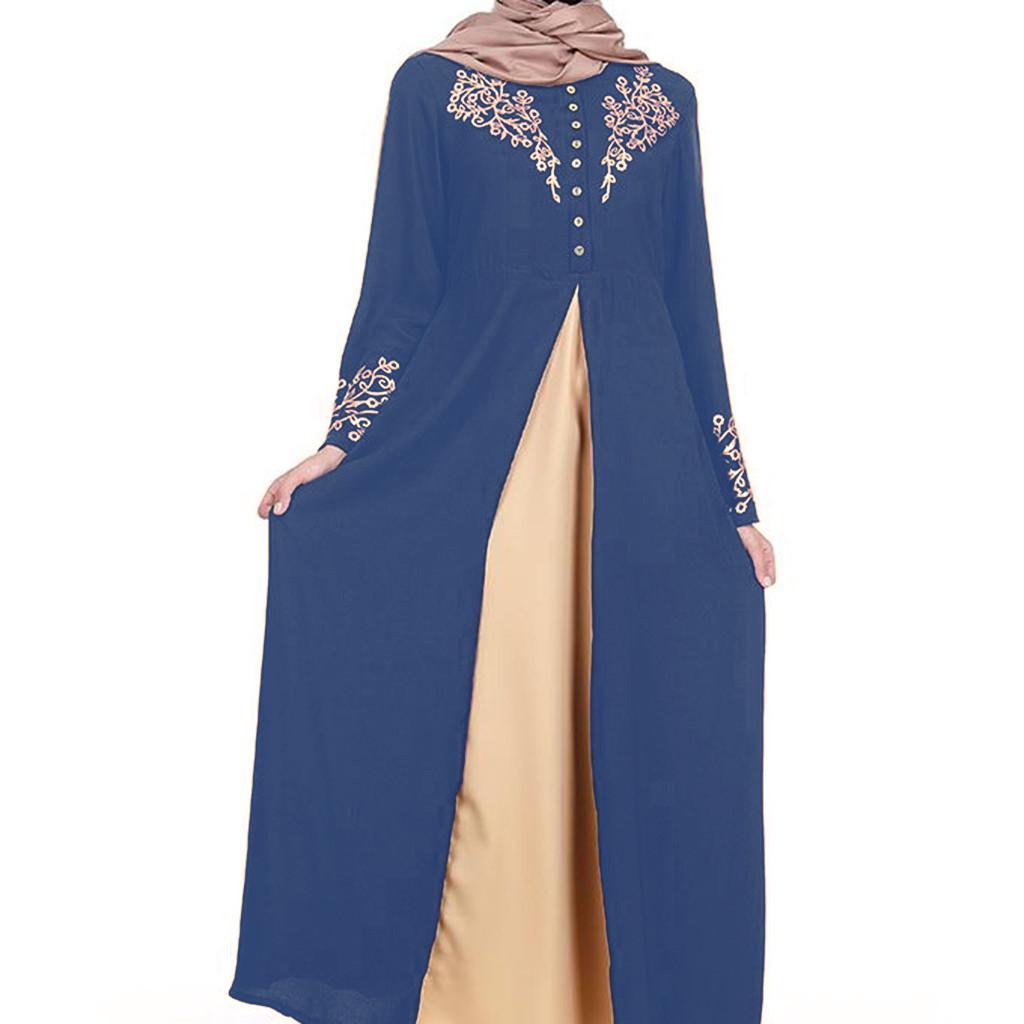 MyBatua Abaya Dress Islamic Clothing Maxi Muslim Dress Burqa