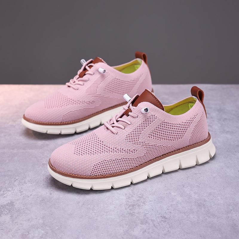 Pánské letní Flyknit ležérní lehké prodyšné vycházkové boty (Plus velikost k dispozici)