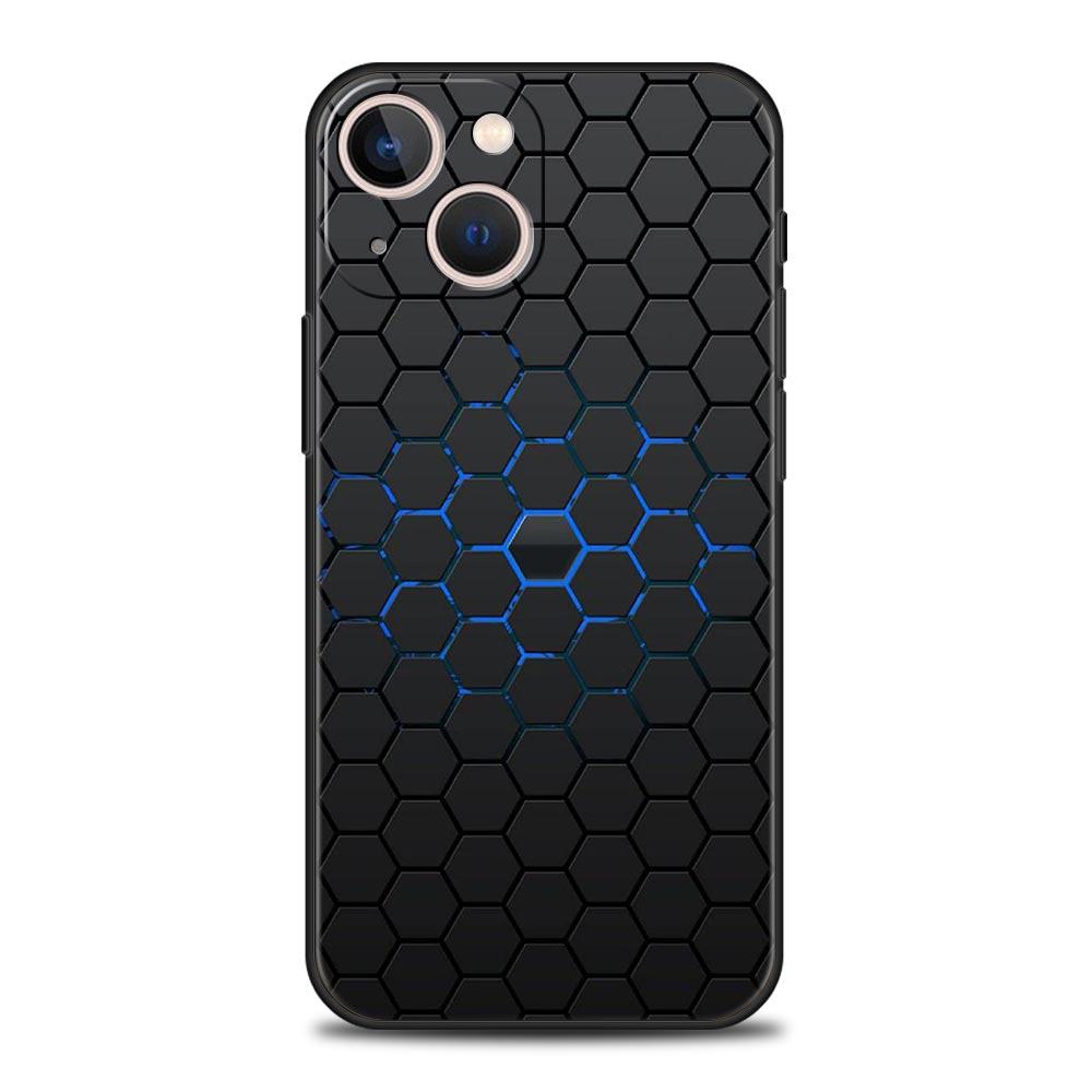 

Phone Case For iPhone 17 16e 15 14 13 12 11 Pro Max SE 7 8 Plus Shell iPhone 16 Soft TPU Cover Honeycomb Pattern iPhone 11 Pro