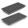 10 Pcs Nursery Pot Tray for Seedlings Thickened Seeds Starter Germination Shuttle Carrying Tray Round Nursery Planter Tray with Drainage Holes