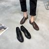 Leather Small Leather Shoes Women'S Niche British Style Retro One-Pedal Versatile Loafers Women'S Single Shoes