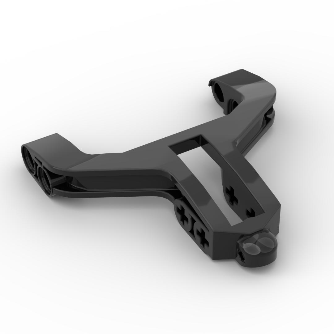 

Small particle building block MOC 4423 7x7 steering arm suspension wishbone technology car assembly toy spare parts чорний