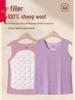 De Róng Women's Seamless Warm Vest - Winter Plus Velvet, Thickened Stomach Protection, Heating Base Layer, Cotton Camisole