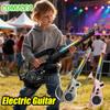 Children's Electric Guitar Foldable Electronic Music Toy Multi Functional Stringless Educational Games Children Girls Boys Gifts
