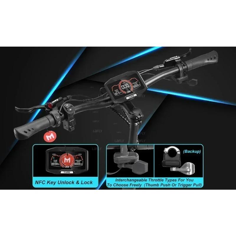 YUME X11+ EU Certifikovaná elektrická koloběžka, 6000W, Dva motory, 60V 27Ah Baterie, 11palcové pneumatiky, max. rychlost 95 km/h Tlumič řízení