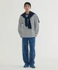 Covernat Striped Long Sleeve Dusty Blue