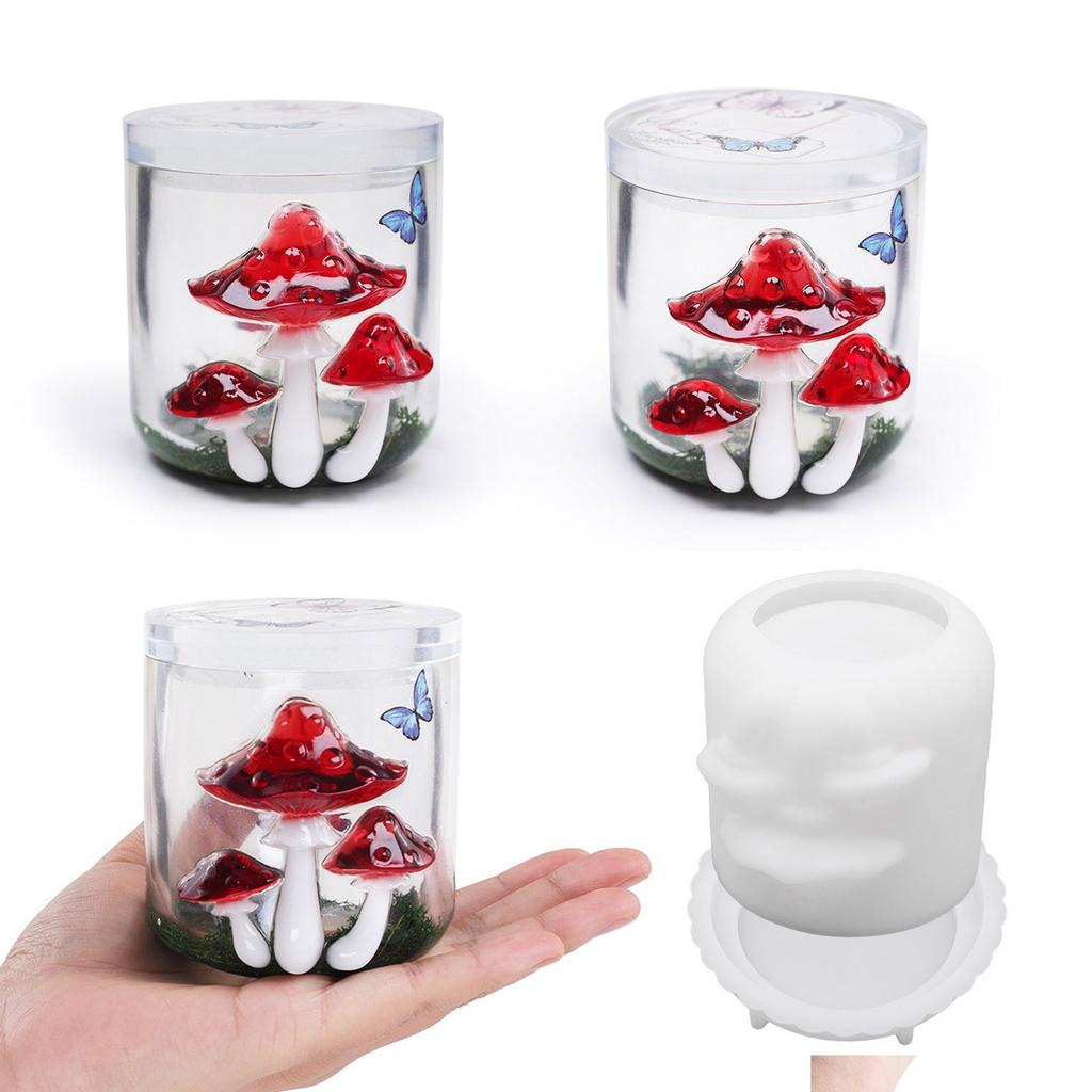 Robustes Silikon-Pilzformen-Set – Kreative Formen für Kerzen- und Seifenherstellung, handgefertigte Dekorationen und Geschenke
