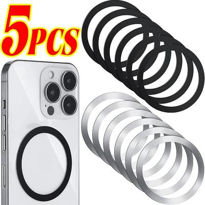 10pcs Universal Metal Sticker For Magnetic Metal Plate Ring Support Wireless Charger Metal Plate Iron Sheet For Car Phone Holder