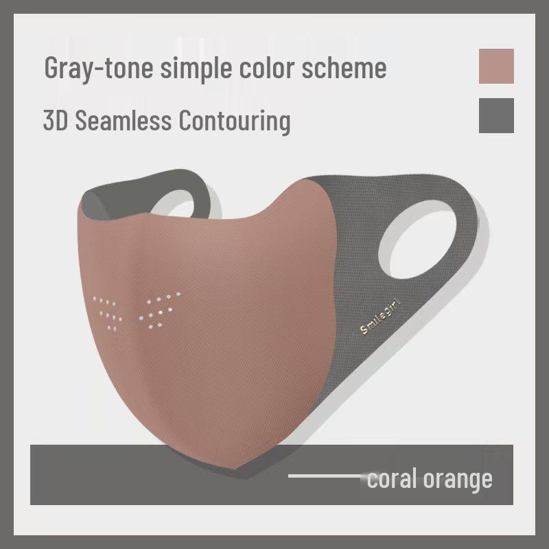 

Shumeijia Gray Protective Mask: Unisex Autumn/Winter Thick, Breathable, Washable with Eye Corner Protection