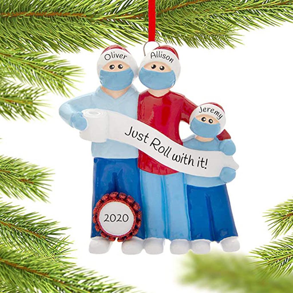 Personalized Survived Family Of Ornament 2020 Christmas Holiday Decorations