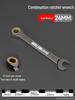 Dual-Ended Ratchet and Flower Wrench Set: Labor-Saving, Quick Two-Way Wrench Tools for Auto Repair (Sizes 8-27).