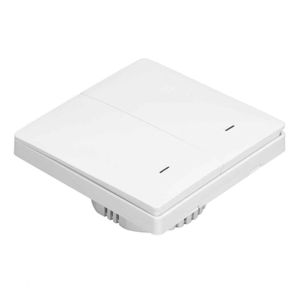 Smart Wall Switch Push Button APP Remote Voice Control Timing for Zigbee AC 100?240V2 Gang