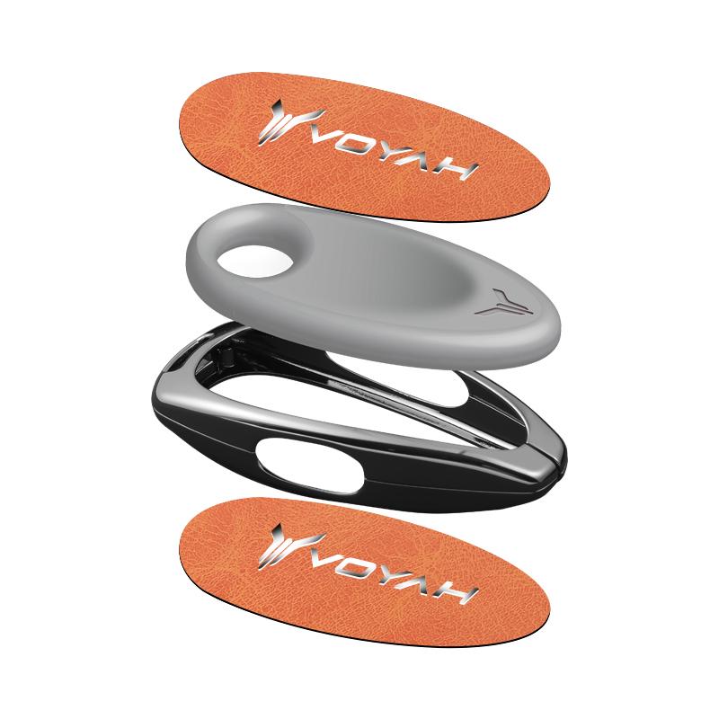 Car Key Bag Voyah Dreamer Dream Free Key Case   Smart Remote Control Car Key Fob Zinc Alloy Leather Case