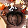 Cartoon Halloween Hairband Spider Ghost Headband Cute Halloween Feather Headband  Lady
