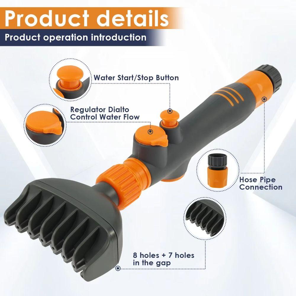 Handheld Spa Filter Clean Brush Plastic Hot Tub Filter Clean Brush Cleaning Tools