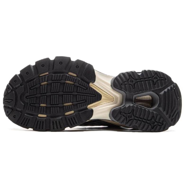 New LiNing Furious Rider Bow Cushioning Wear-Resistant Low-Top Casual Shoes Women's Black Gray AZGU150-1