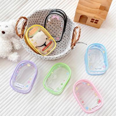New Transparent Data Cable Storage Bag Dustproof MIni Plush Dolls Storage Pouch Colorful Gift Dolls Outdoor Bag for 13cm Dolls