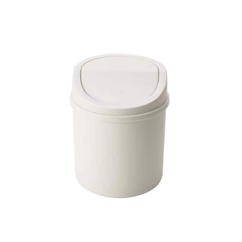 Mini Desktop Flip-Top Trash Can – Cute Dormitory, Student, Bedside, or Living Room Storage Bucket