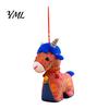 Decorative Pendant for Car Year of Goat Plush Toy, Chinese New Stuffed Sheep Doll, Soft Animal Zodiac Lunar Ornament Spring Festival Home Decor