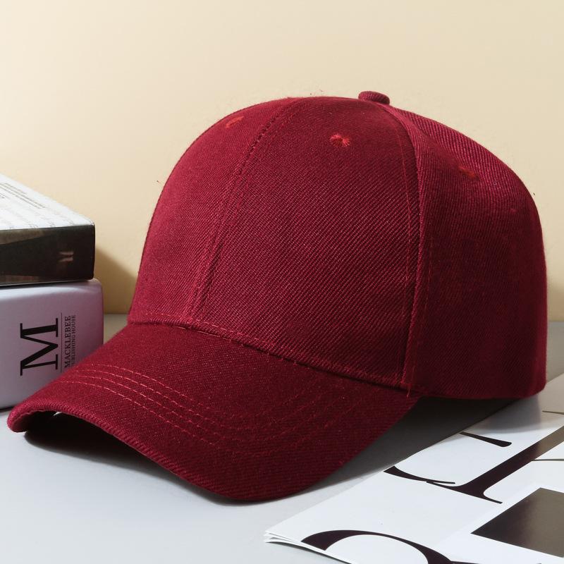 Cappellino Unisex Casual Liscio Cappellino da Baseball Snapback Regolabile Cappelli Per Donne Uomini Cappellino Hip Hop Cappello da Papà Street