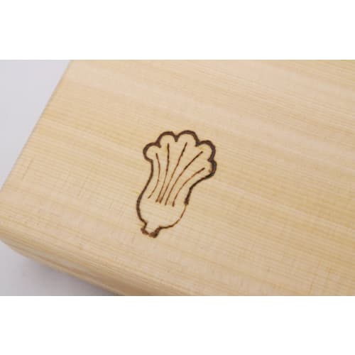 Ichihara Woodworks Wooden Cutting Board, "Kufujin" Wide Size, 42 x 24 x 3 cm
