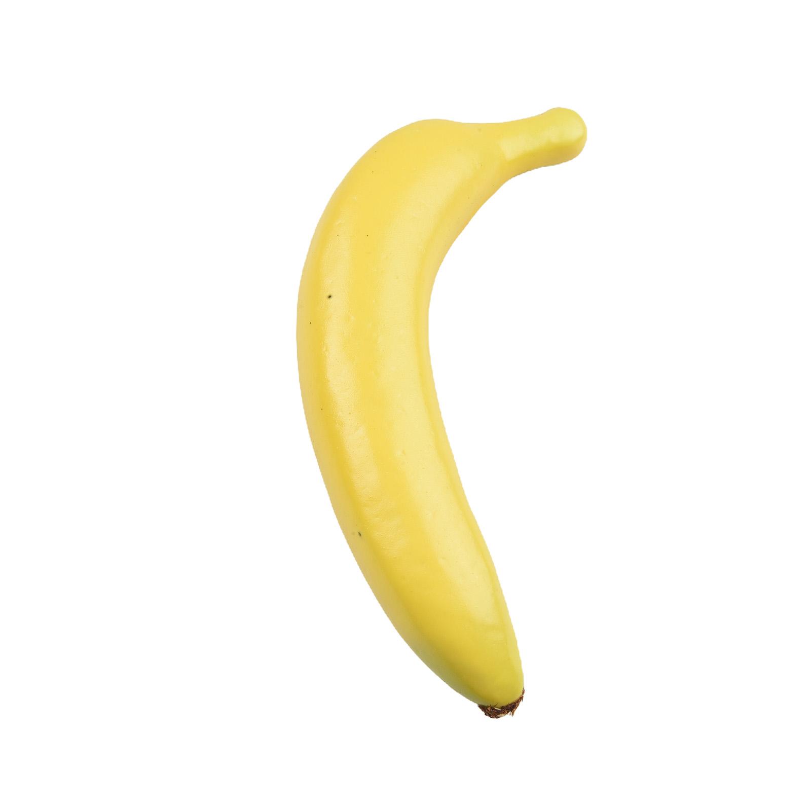 

Yellow Artificial Banana Fake Fruit Foam Plastic Model 1 Head