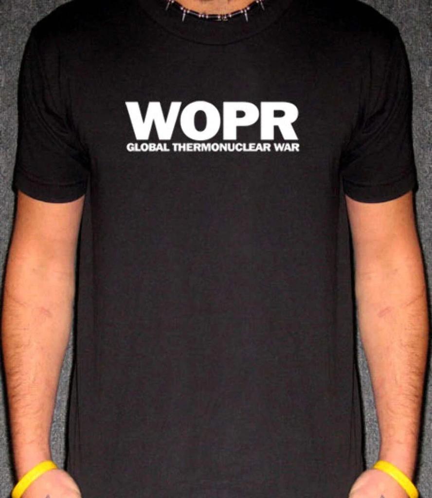 WOPR WarGames T-Shirt – Retro 80er Hacker & Sci-Fi Film Tee