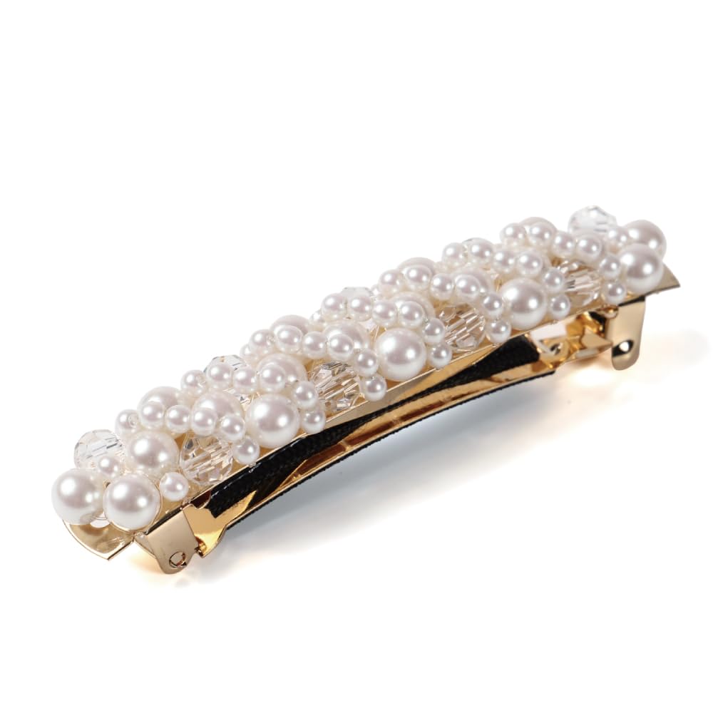 

Заколка для волос Pearl Bijou Barrette Hair Made in Logo Drawstring Bag [Коллекция Cranes] Аксессуар, Япония, Взрослые, Стильный, Элегантный, Композиция, Блики, Украшения,