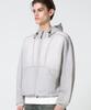 Trillion 2Way Light Sheer Hoodie Windbreaker_Light Gray