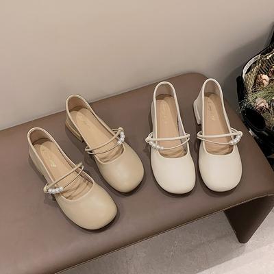 Buty Owcze Lato Pojedyncze Buty Wróżkowe Czapki Super Gorące Mary Jane Buty Babcine Modne i Wygodne