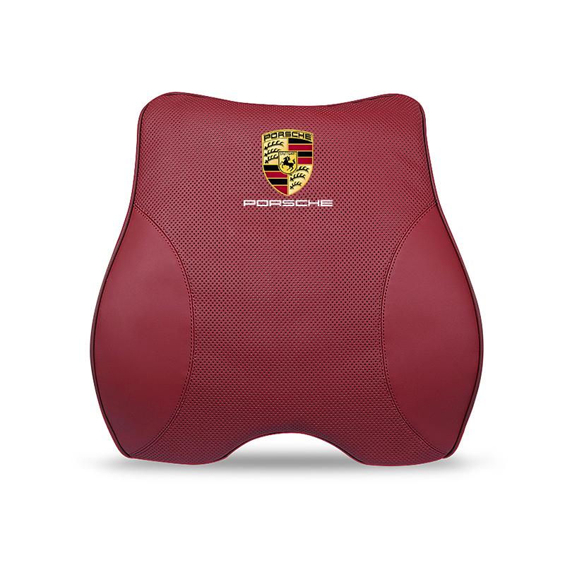 Supporti per Sedili Auto Cuscino Lombare Poggiatesta Cuscino Lombare Per Porsche Panamera Taycan 911 718 Macan Cayenne Boxster Cayman 918