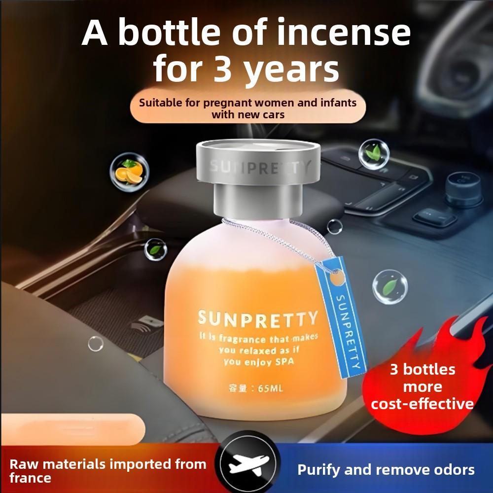 65ML Car Perfume Long-lasting Fragrance Dual-purpose for Both Car and Room Deodorizing Air Freshener