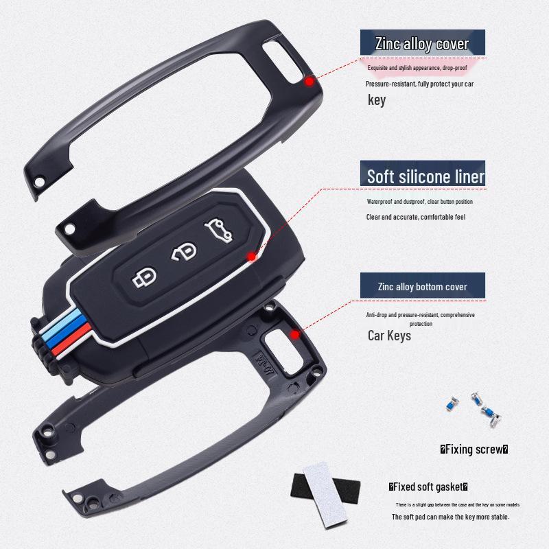 2022 Jiangling Yuhu 7/9 Pickup Truck Metal Key Case & Buckle
