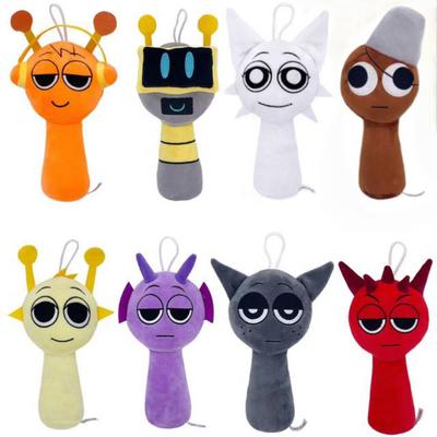 20 Kinds of  Plush Toys  Plush Dolls Sprunki Games Cartoon Pillows Children's Birthday Gifts Stuffed Dolls Christmas Gifts