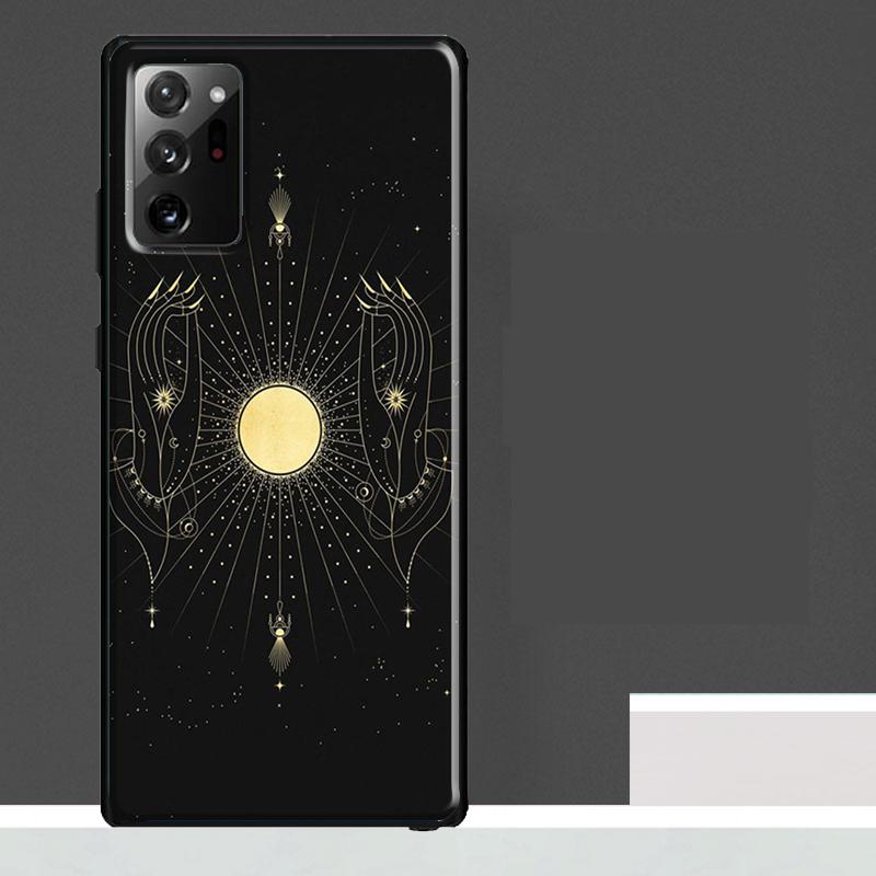 Galaxy Moon Stars Phase Totem Art Case For Samsung Galaxy S23 S24 S25 Ultra S9 S10 S20 S21 S22 Plus S23 FE S25 FE Phone Cover