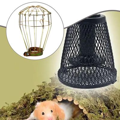 Reptile Heat Lamp Guard Gold Supplies, Gifts Versatile Heating Lamps Holder Pet Cover,