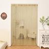 Tür-Fadenvorhang, glänzende Quaste, Blitzlinie, Tür- und Fenstervorhang, Volant, Trennwand, dekorativ für Party, Schlafzimmer, Hochzeit