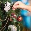 Cute Animal Tree Ornaments Kitten Christmas Hanging with Lanyards, Wooden Cat Pendants for Pendants, Decorative Charms Holiday Home Party Wall