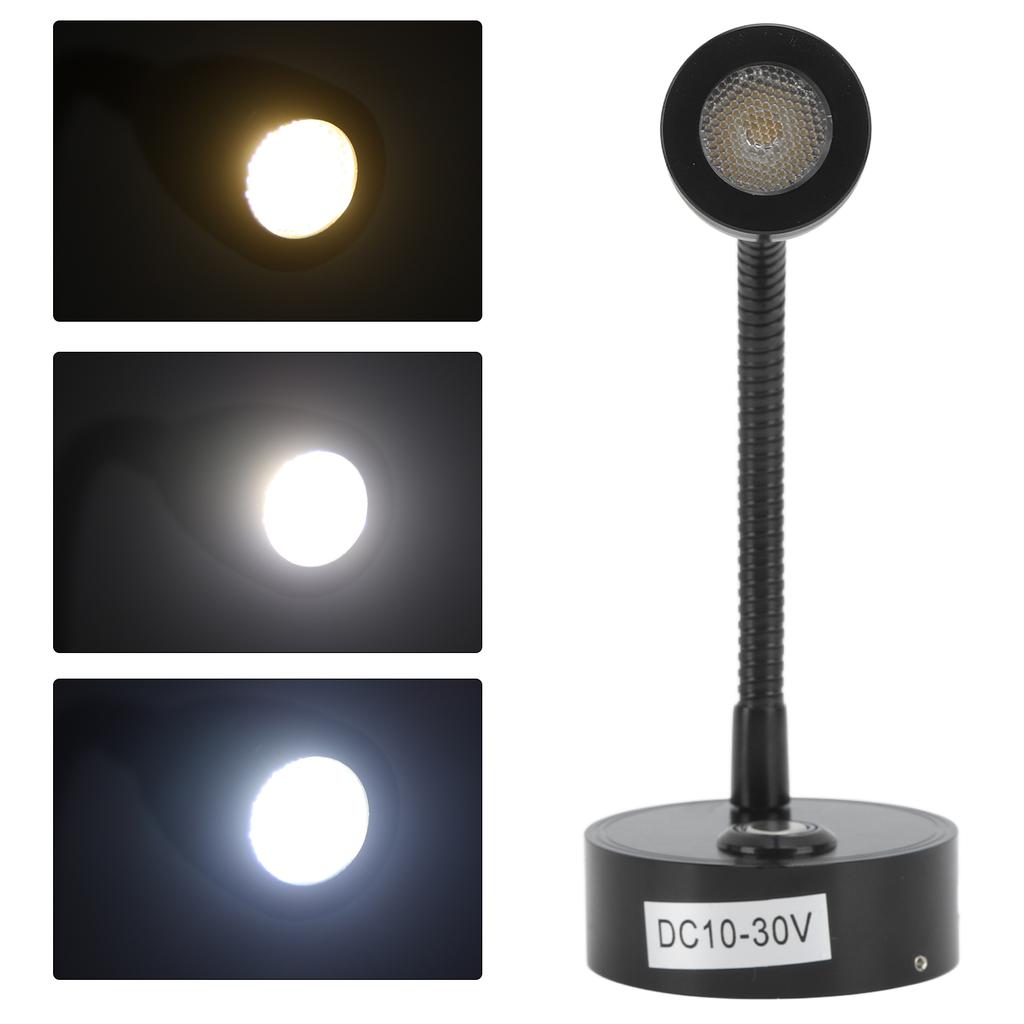 Reading Light DC10V to 30V High Brightness Adjustable Color Temperature LED RV Bedside Lamp for Trucks Campers Ships