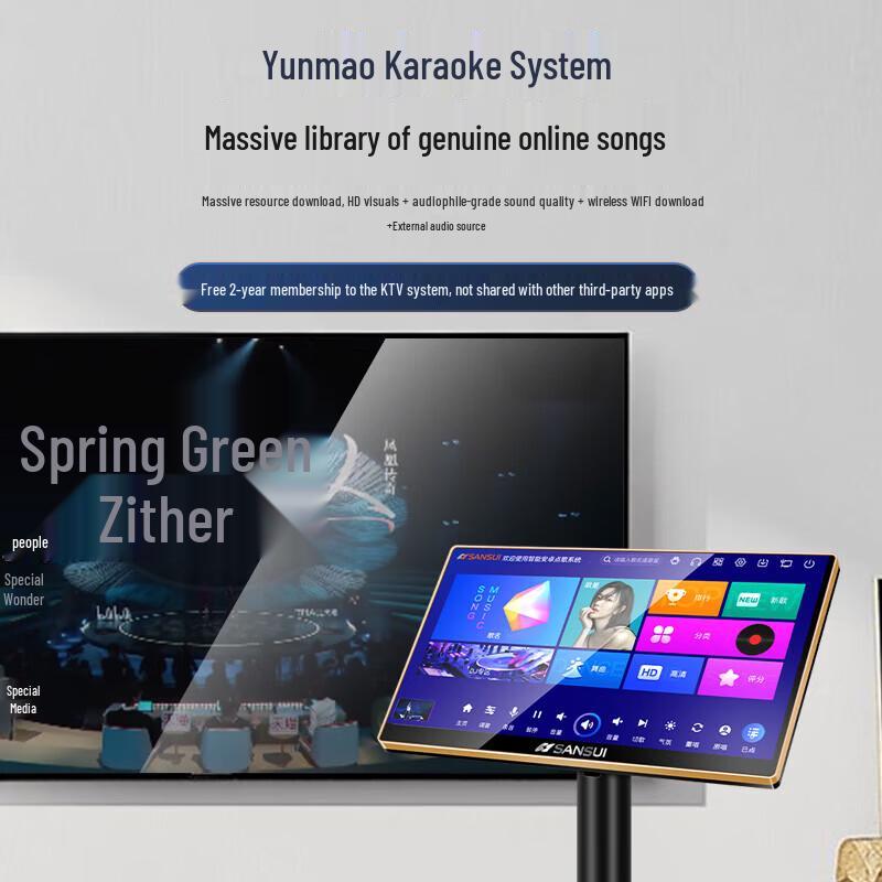 SANSUI SQ209 Home KTV Audio System CN Plug (adapter Included)